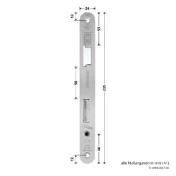 Hörmann Panikschloss ECO 115, Funktion D, Einwärts -Autoteilegeschäft 478773 hoermann panikschloss eco 115 funktion d einwaerts links edelstahstulp masse stulp