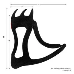 Hörmann Dichtung Mittelstoß P58, 2500 Mm -Autoteilegeschäft 479733 hoermann dichtung mittelstoss p58 2500 mm masse