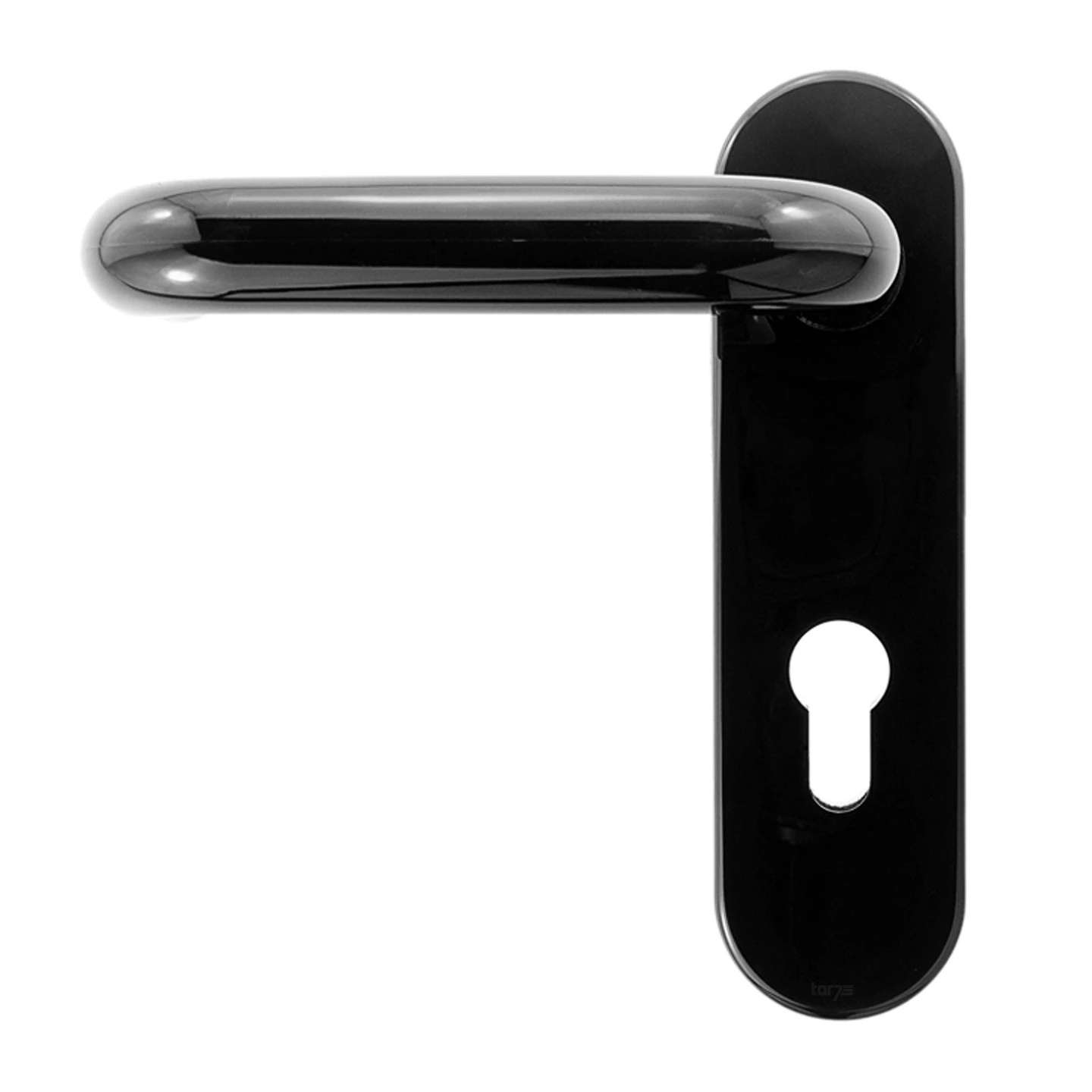 Hörmann FS Drückergarnitur D110 Kurzschild PZ, Schwarz 2 Hörmann FS Drückergarnitur D110 Kurzschild PZ, Schwarz – Bild 2