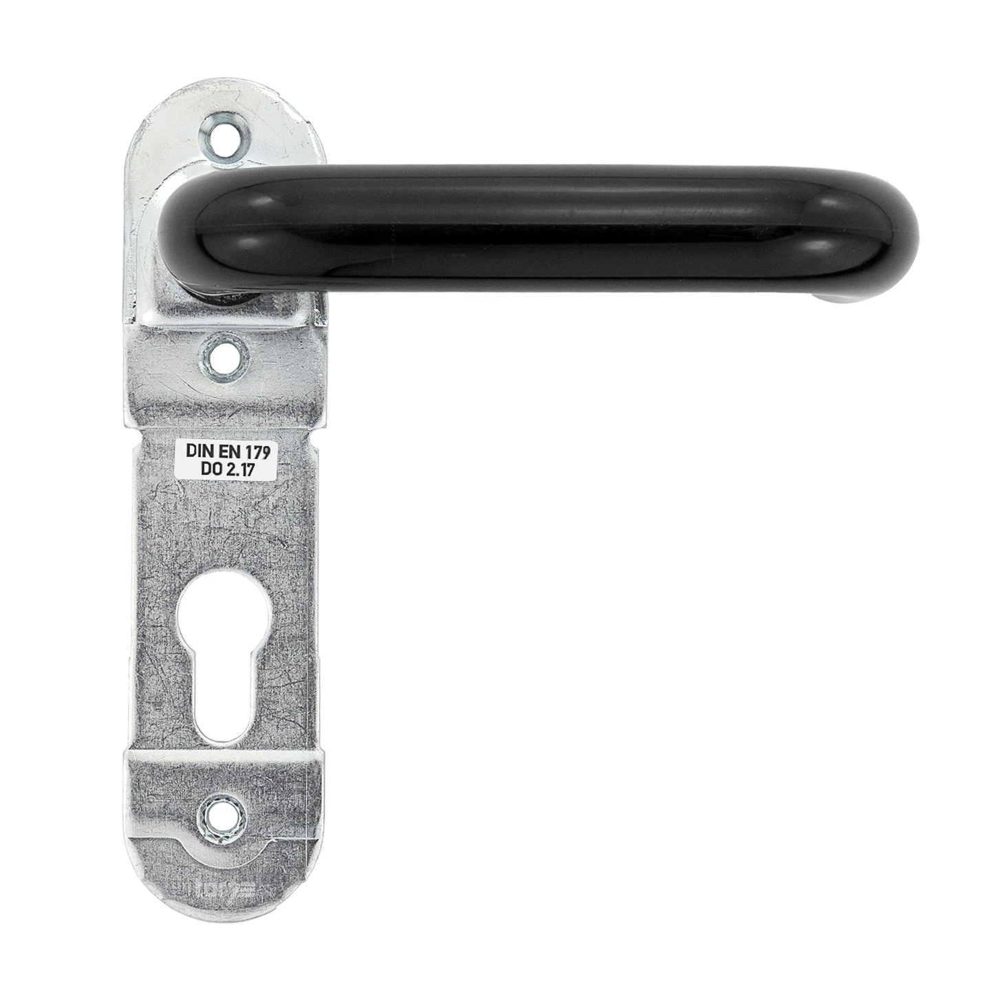 Hörmann FS Drückergarnitur D110 Kurzschild PZ, Schwarz 3 Hörmann FS Drückergarnitur D110 Kurzschild PZ, Schwarz – Bild 3