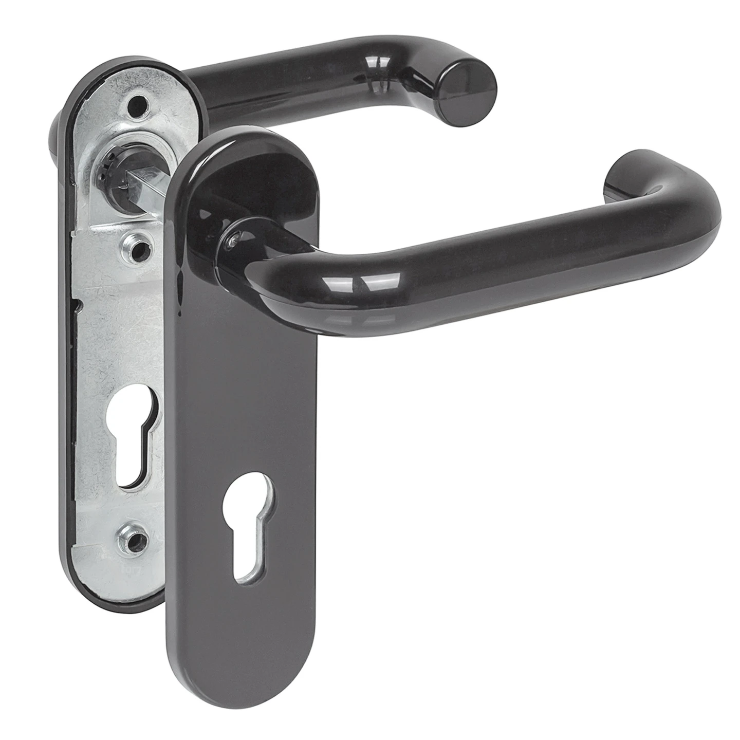 Hörmann FS Drückergarnitur D110 Kurzschild PZ, Schwarz 6 Hörmann FS Drückergarnitur D110 Kurzschild PZ, Schwarz – Bild 6