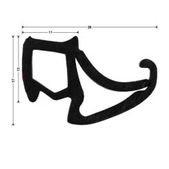Hörmann Zargendichtung P122, 6500 Mm -Autoteilegeschäft 501100 hoermann zargendichtung p122 6500 mm masse