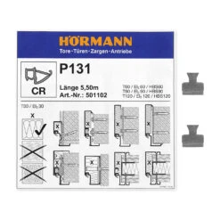 Hörmann Zargendichtung P131, 5500 Mm -Autoteilegeschäft 501102 hoermann zargendichtung p131 5500 mm zubehoer