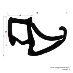 Hörmann Zargendichtung P133, 7500 Mm -Autoteilegeschäft 501142 hoermann zargendichtung p133 7500 mm masse