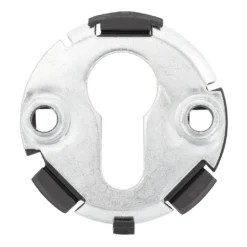 Hörmann FS Drückergarnitur D110 Rosette PZ, Alu -Autoteilegeschäft 535346 hoermann fs drueckergarnitur d110 pz rosette alu f1 gleitlager grundplatte rueckseite