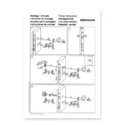 Hörmann FS Drückergarnitur D110 Rosette PZ, Schwarz -Autoteilegeschäft 544353 hoermann fs drueckergarnitur d110 pz rosette schwarz gleitlager anleitung