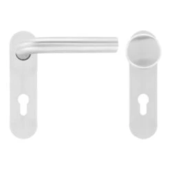 Hörmann FS Wechselgarnitur D210 Kurzschild PZ, Edelstahl