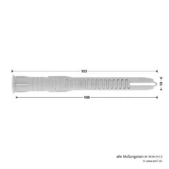 Hörmann Dübelpaket D53, OD-Stahltüren, T30 Brandschutztüren -Autoteilegeschäft 548783 hoermann duebelpaket d53 10 x 100 senkkopfschraube torx mauerwerk beton 8 st masse duebel
