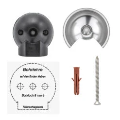 Hörmann Türstopper BS65, Edelstahl -Autoteilegeschäft 549066 hoermann tuerstopper bs65 edelstahl lieferumfang