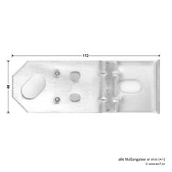 Hörmann Dübellaschen S61 -Autoteilegeschäft 549521 hoermann duebellaschen winkel laenge breite