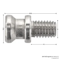 Hörmann Systemschraube Für Aluminumhaustüren -Autoteilegeschäft 5999017 hoermann systemschraube fuer tc 80 tueren masse
