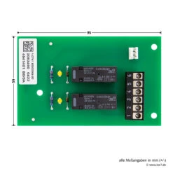 Hörmann Endlagenplatine, Steuerungen, STA400 -Autoteilegeschäft 637028 hoermann endlagenplatine ohne feinsicherung mit 2 relais platine bemassung