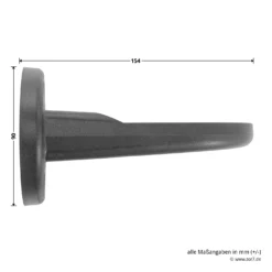 Hörmann Wandhalterung Für Drehspiegel-Signalleuchte -Autoteilegeschäft 637182 hoermann winkelmontage fuer drehspiegel signalleuchte masse seite