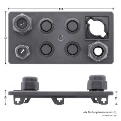 Hörmann Flanschdeckel Unten, Mit Verschraubungen -Autoteilegeschäft 638124 hoermann flanschdeckel unten mit verschraubungen bemassung