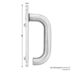 Hörmann Wechselgarnitur D110 Kurzschild PZ, ES1, Edelstahl -Autoteilegeschäft 694269 hoermann wechselgarnitur d 110 es 1 mit kurzschild edelstahl griff masse