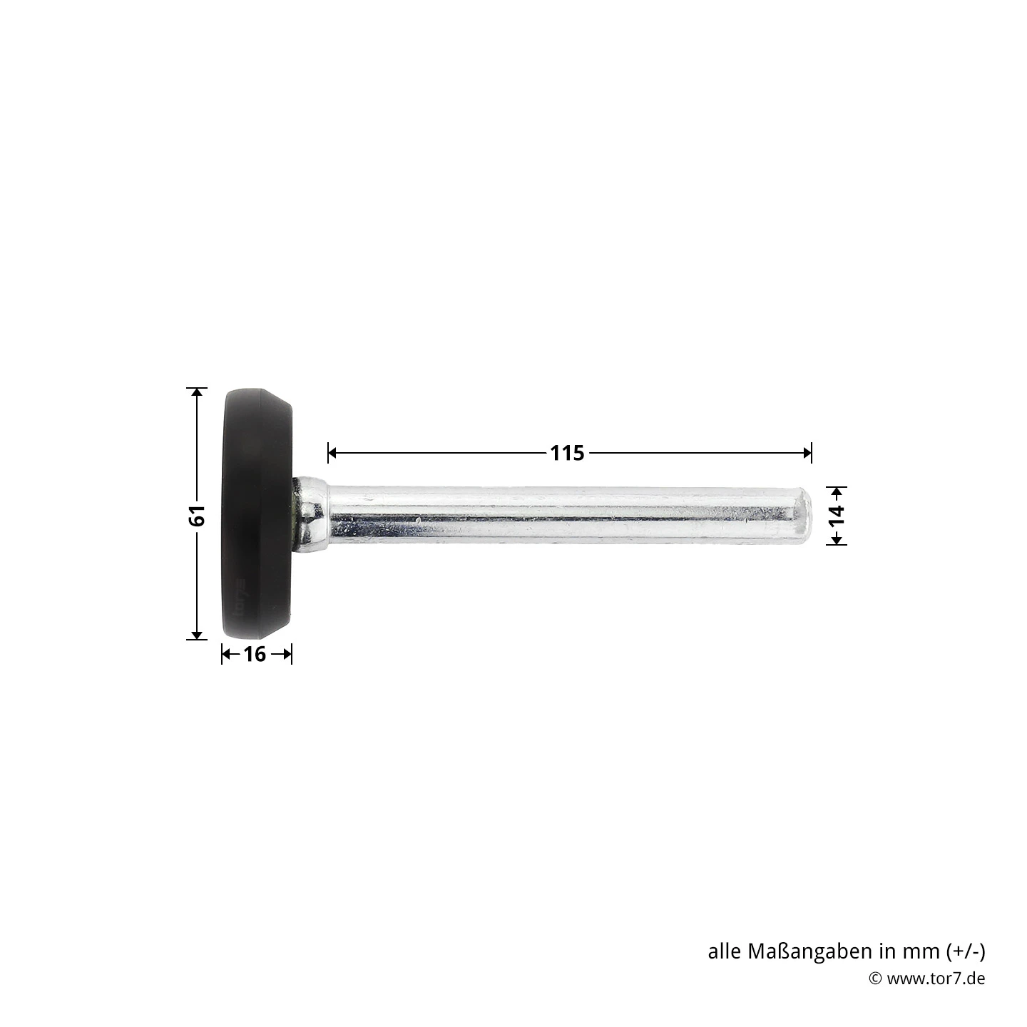 Hörmann Laufrolle DF95/DF98 Komplett, Links 9 Hörmann Laufrolle DF95/DF98 Komplett, Links – Bild 9