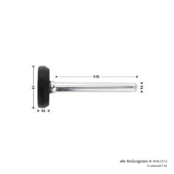Hörmann Laufrolle DF95/DF98 Komplett, Rechts -Autoteilegeschäft 760073 hoermann laufrolle df95 df98 komplett rechts masse