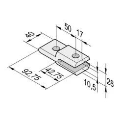 SOMMER Set Torpfostenbeschlag 92/235 Twist XL -Autoteilegeschäft 7613v000 sommer set pfostenbeschlag 92 235 twist xl torpfosten anbindung