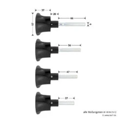 Hörmann Rundgriff Berry Schwingtor DF80/95/98 -Autoteilegeschäft 764323 hoermann rundgriff berry schwingtor df80 95 98 masse