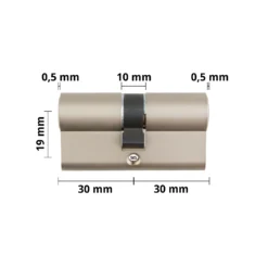 Schließzylinder 30/30 Mit Drei Schlüsseln Doppelzylinder NP -Autoteilegeschäft 77004016 wuerth profildoppelzylinder seitliche bemassung5aa278ebaf203