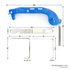 Maco Multifunktionsschlüssel 206417 -Autoteilegeschäft 77004191 maco fenster multifunktionsschluessel breite laenge