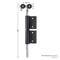 Hörmann Entlastungsrolle Für Kupplung 400 Mm, M12, DIN Links, Zwischenliegend -Autoteilegeschäft 772633 hoermann entlastungsrolle 400mm m12 din links zwischenliegend masse bild 1