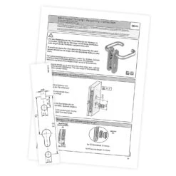 Steinau FS ES1-K Sicherheitsbeschlag, Typ D 510, Edelstahl Matt -Autoteilegeschäft ste810113 steinau fs es1 k sicherheitsbeschlag typ d 510 edelstahl matt montageanleitung